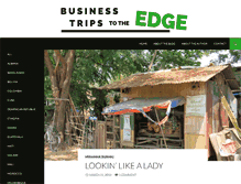 Tablet Screenshot of businesstripstotheedge.com